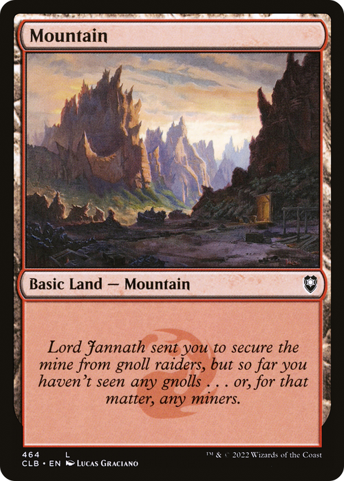 Mountain (464) (CLB-464) - Commander Legends: Battle for Baldur's Gate