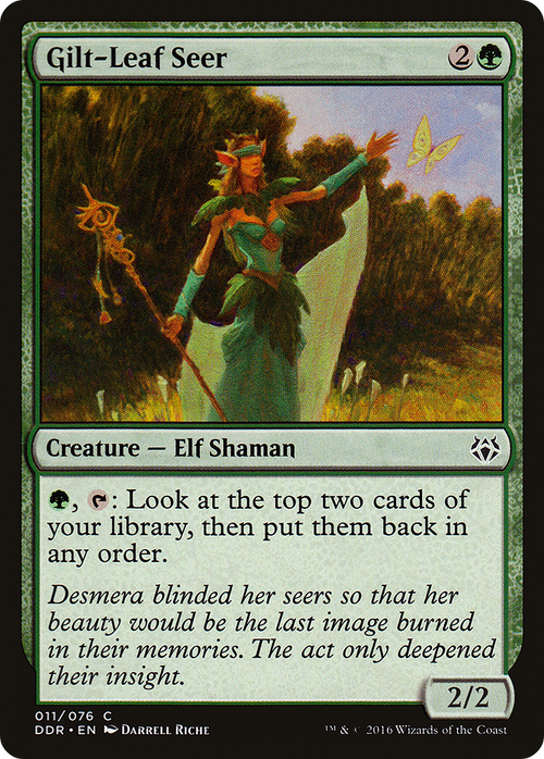 Gilt-Leaf Seer (DDR-011) - Duel Decks: Nissa vs. Ob Nixilis