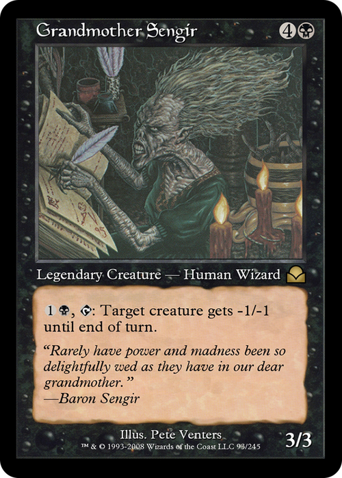 Grandmother Sengir (ME2-093) - Masters Edition II Foil