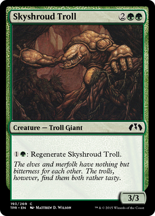 Skyshroud Troll (TPR-193) - Tempest Remastered Foil