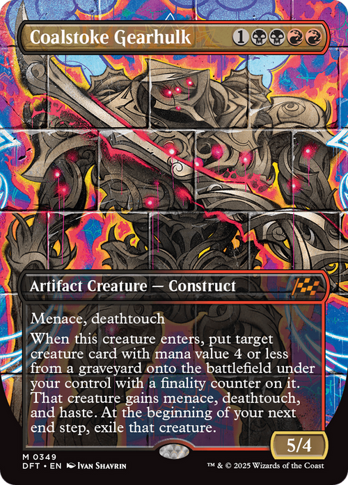 Coalstoke Gearhulk (Borderless) (DFT-349) - Aetherdrift