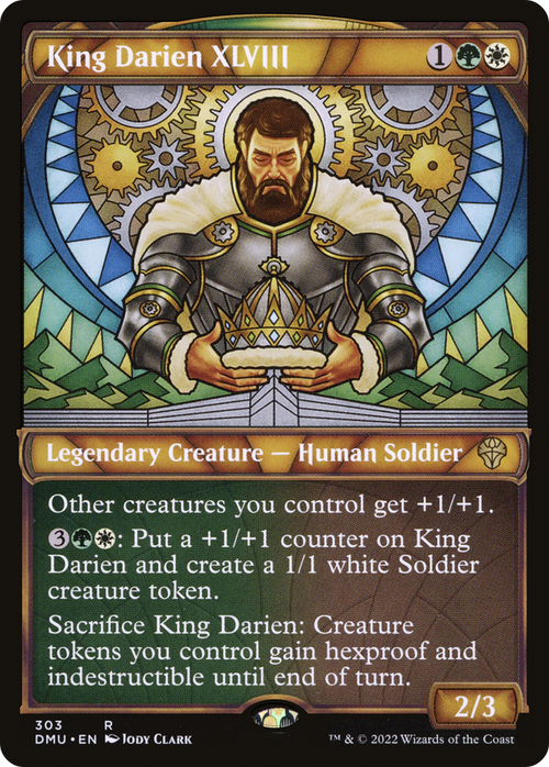 King Darien XLVIII (Showcase) (DMU-303) - Dominaria United: (Showcase)