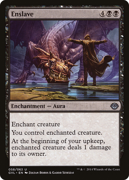 Enslave (DD3-058) - Duel Decks Anthology: Garruk vs. Liliana