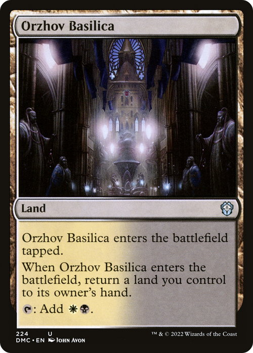 Orzhov Basilica (DMC-224) - Dominaria United Commander