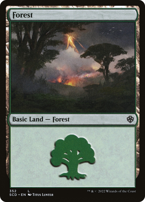 Forest (352) (SCD-352) - Starter Commander Decks