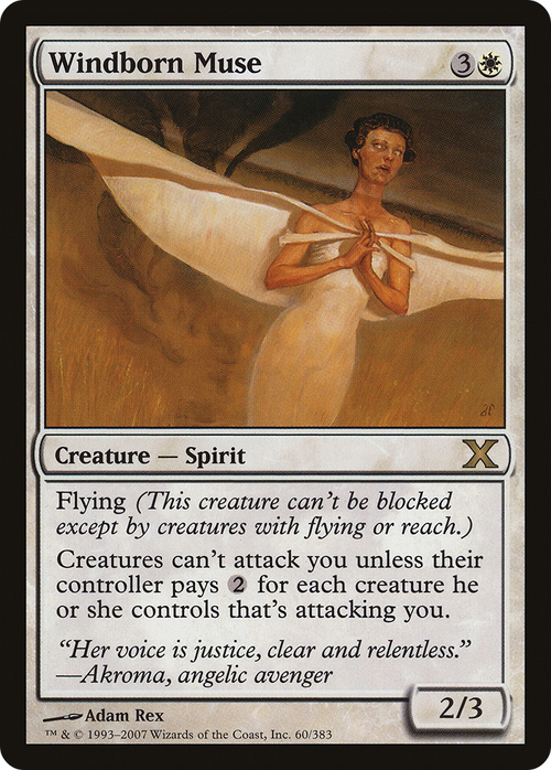Windborn Muse (10E-060) - Tenth Edition