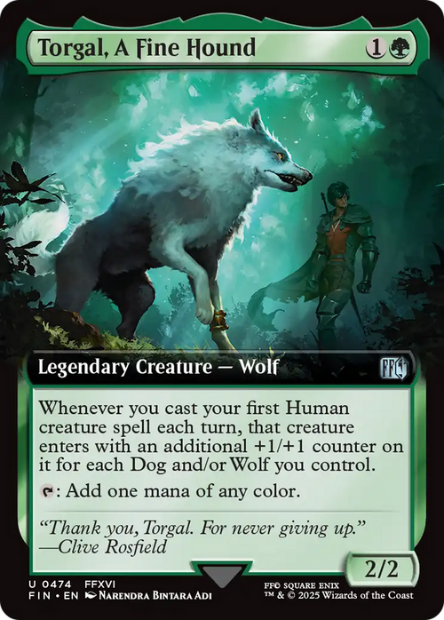 Torgal, A Fine Hound (Extended Art) (FIN-474) - FINAL FANTASY: (Extended Art)