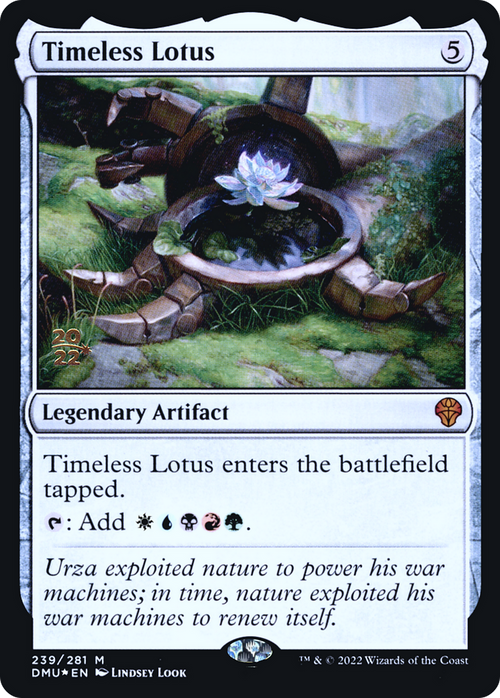 Timeless Lotus (PRE-239) - Dominaria United Promos Foil