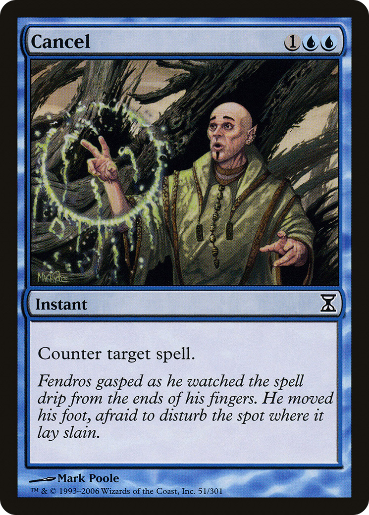 Cancel (TSP-051) - Time Spiral Foil