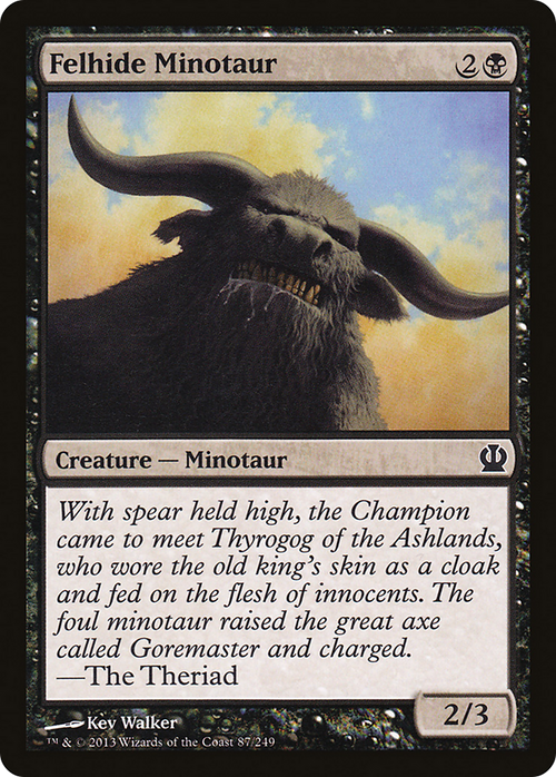 Felhide Minotaur (THS-087) - Theros
