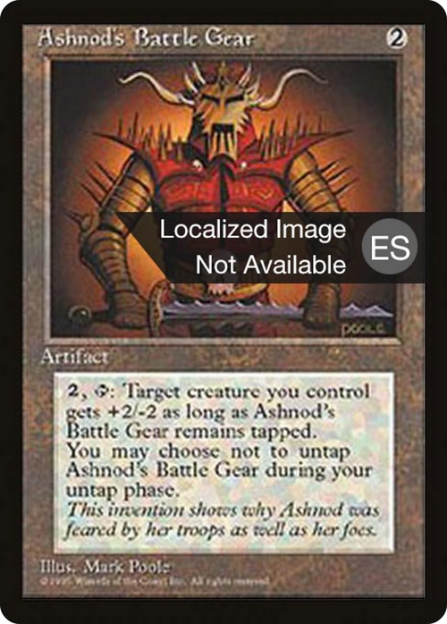 Ashnod's Battle Gear (4BB-) - Fourth Edition Foreign Black Border