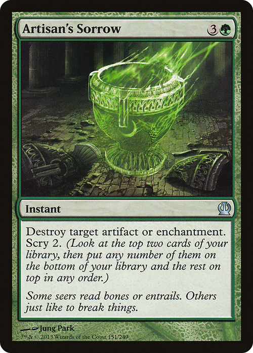 Artisan's Sorrow (THS-151) - Theros Foil