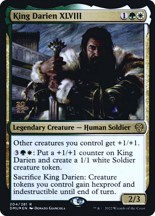 King Darien XLVIII (PRE-204) - Dominaria United Promos Foil