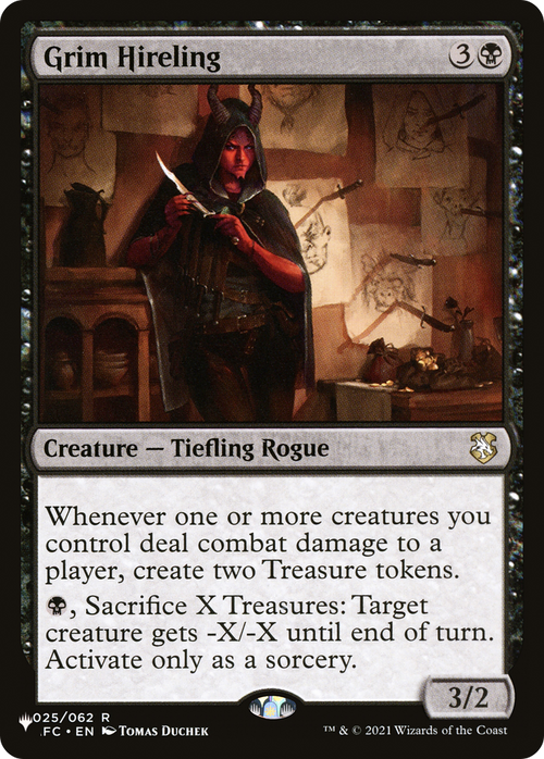 Grim Hireling (LIST-025/062) - The List