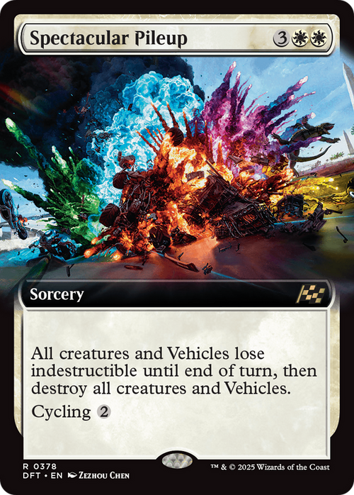 Spectacular Pileup (Extended Art) (DFT-378) - Aetherdrift: (Extended Art)
