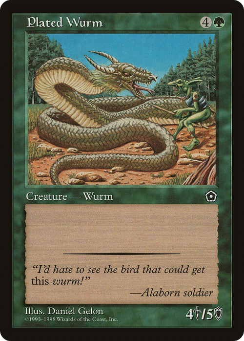 Plated Wurm (P02-) - Portal Second Age