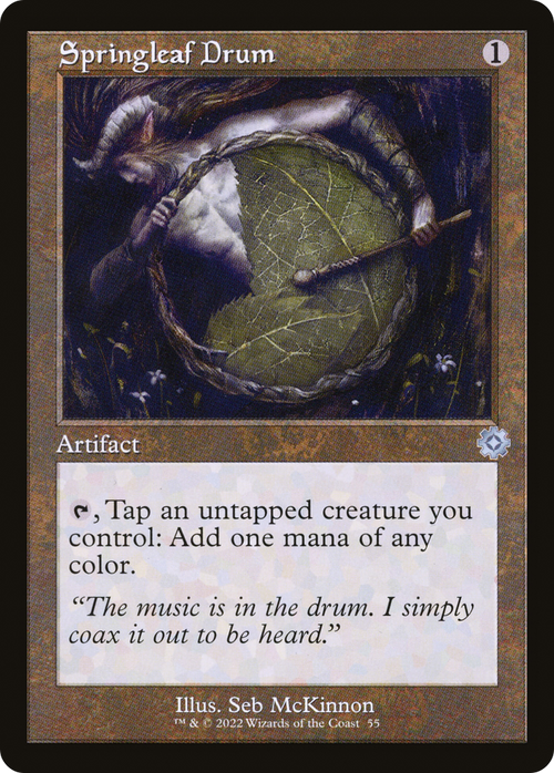 Springleaf Drum (BRR-055) - The Brothers' War Retro Artifacts