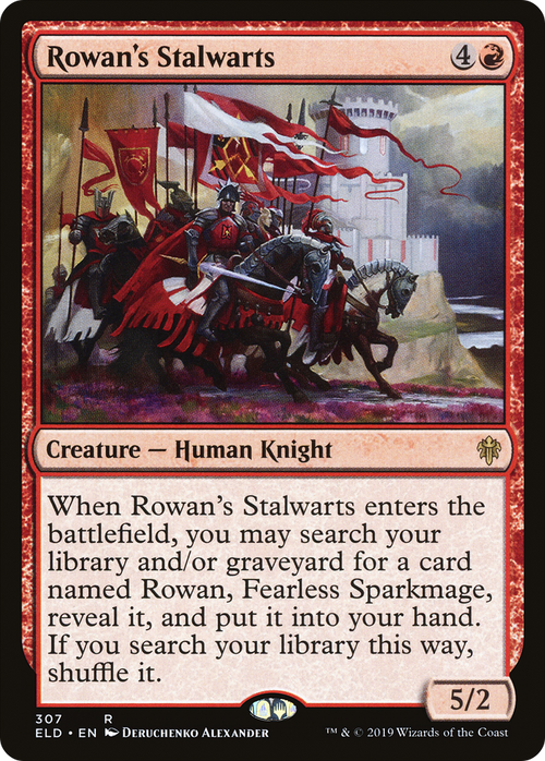Rowan's Stalwarts (ELD-307) - Throne of Eldraine