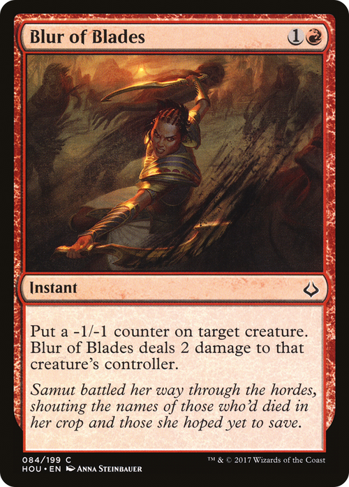Blur of Blades (HOU-084) - Hour of Devastation
