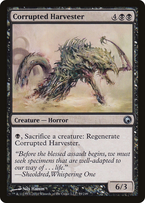 Corrupted Harvester (SOM-059) - Scars of Mirrodin