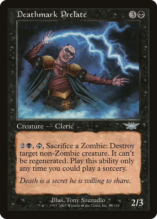 Deathmark Prelate (LGN-065) - Legions Foil