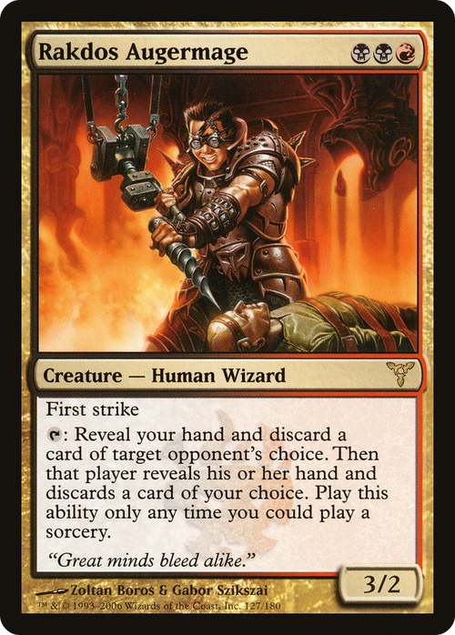Rakdos Augermage (DIS-127) - Dissension Foil