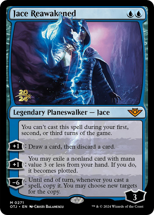 Jace Reawakened (PRE-271) - Outlaws of Thunder Junction Promos Foil