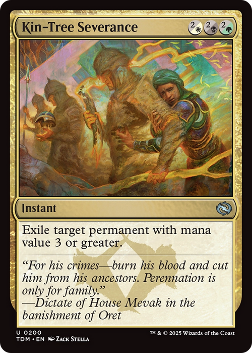 Kin-Tree Severance (TDM-200) - Tarkir: Dragonstorm Foil