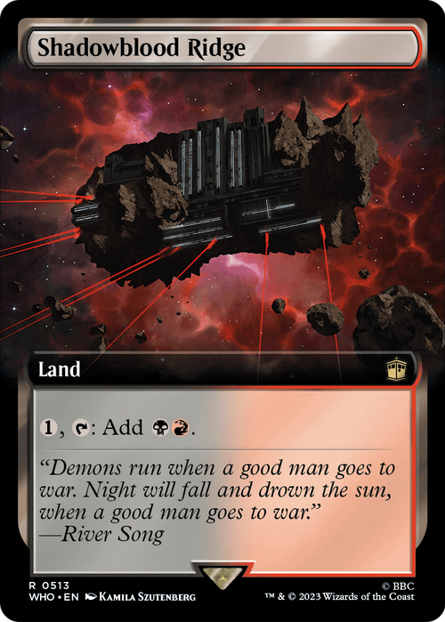 Shadowblood Ridge (Extended Art) (WHO-513) - Doctor Who: (Extended Art)