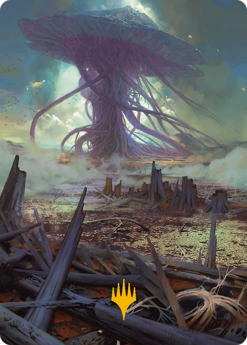 Swamp // Swamp (AMH3-024) - Modern Horizons 3 Art Series (Borderless) Foil
