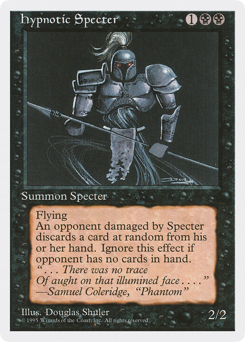 Hypnotic Specter (4ED-026) - Fourth Edition