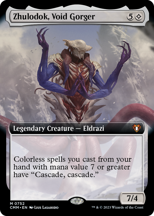 Zhulodok, Void Gorger (Extended Art) (CMM-752) - Commander Masters: (Extended Art) Foil
