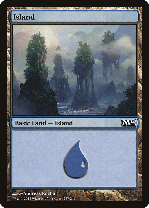 Island (237) (M14-237) - Magic 2014 Foil