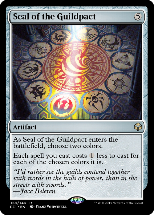 Seal of the Guildpact (PZ1-128) - Legendary Cube Prize Pack