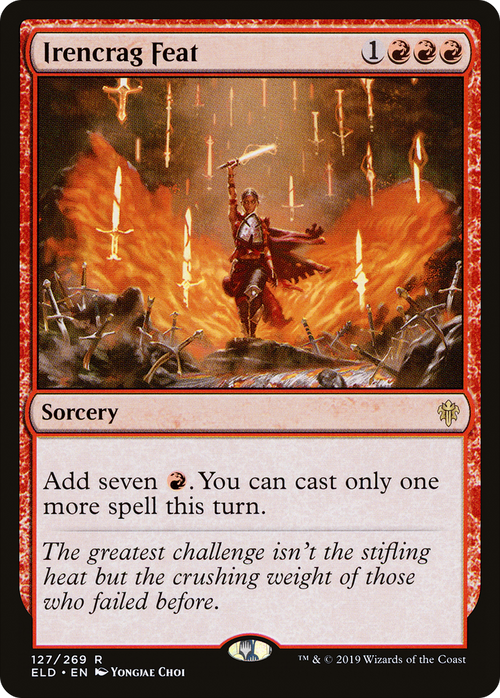 Irencrag Feat (ELD-127) - Throne of Eldraine Foil