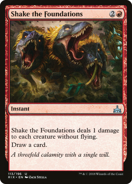 Shake the Foundations (RIX-113) - Rivals of Ixalan Foil