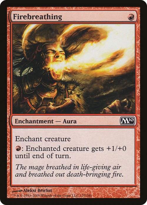 Firebreathing (M10-137) - Magic 2010 Foil