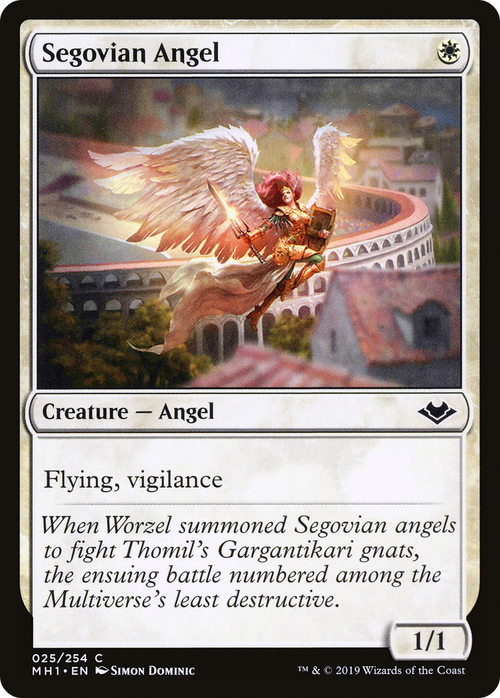Segovian Angel (MH1-025) - Modern Horizons Foil