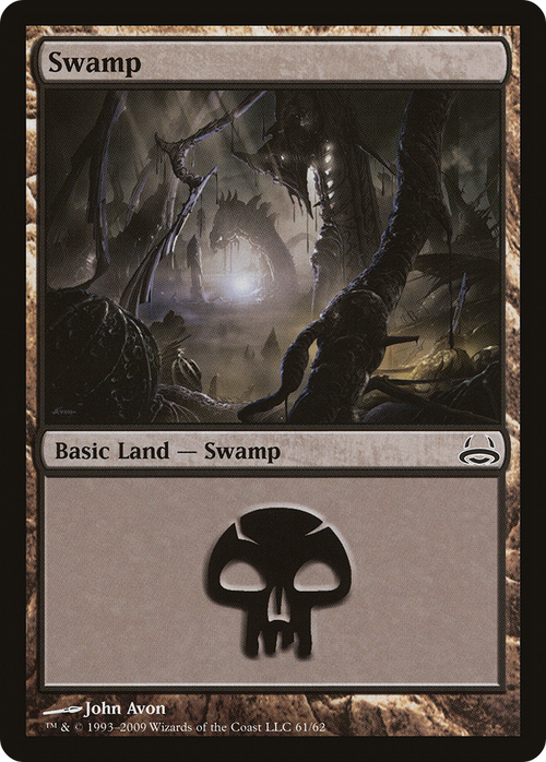 Swamp (61) (DDC-061) - Duel Decks: Divine vs. Demonic Foil