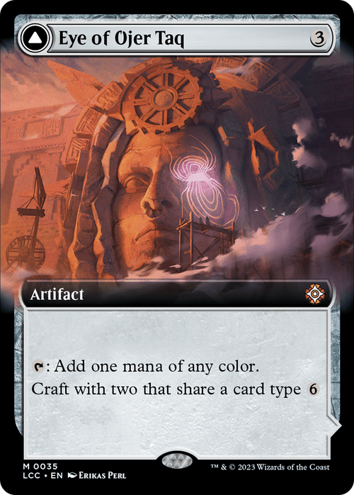 Eye of Ojer Taq (Extended Art) (LCC-035) - The Lost Caverns of Ixalan Commander: (Extended Art) Foil