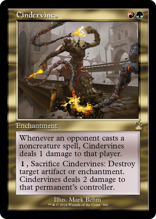 Cindervines (Retro Frame) (RVR-360) - Ravnica Remastered