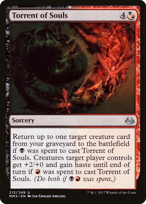 Torrent of Souls (MM3-213) - Modern Masters 2017 Foil