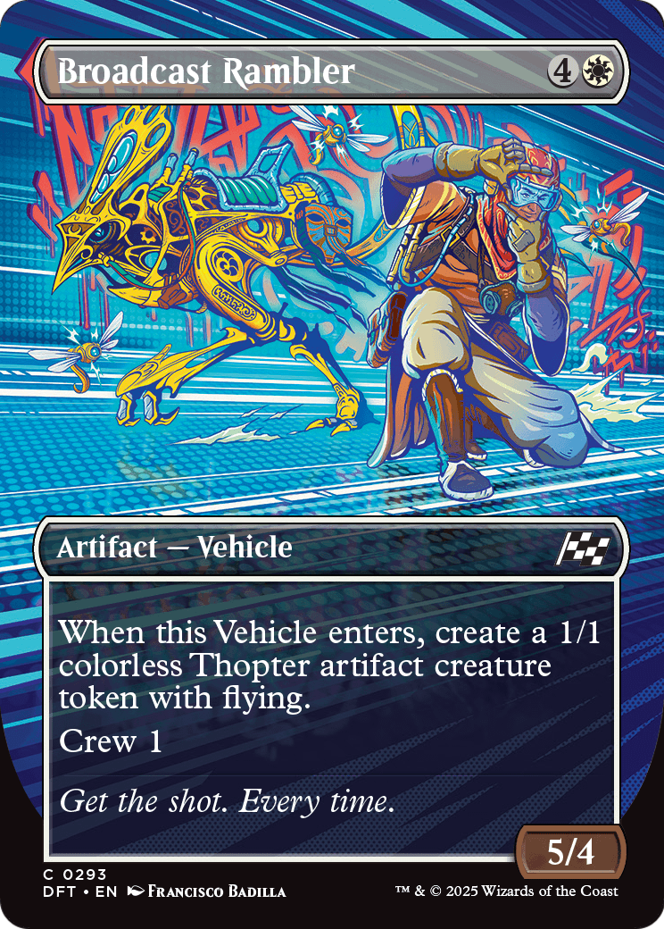 Broadcast Rambler (Borderless) (DFT-293) - Aetherdrift