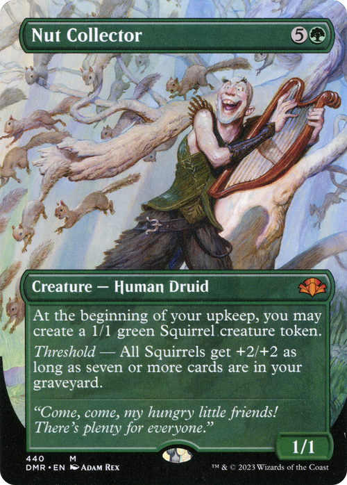 Nut Collector (Borderless) (DMR-440) - Dominaria Remastered Foil