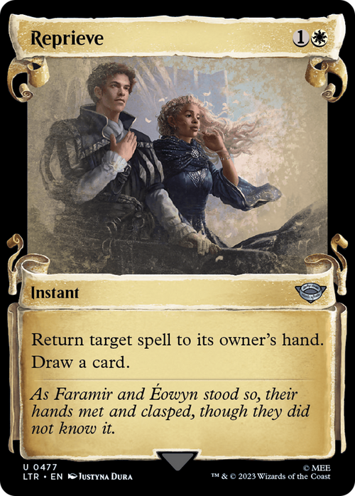 Reprieve (Showcase Scrolls) (LTR-477) - The Lord of the Rings: Tales of Middle-earth: (Showcase) Foil