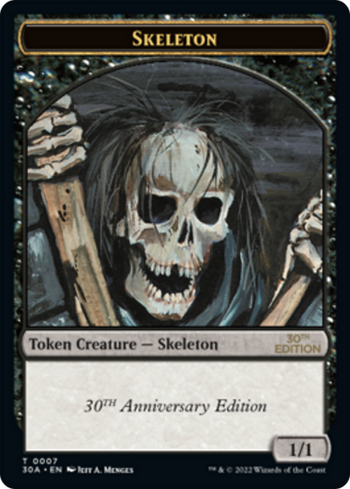 Skeleton Token (30A-007) - 30th Anniversary Tokens