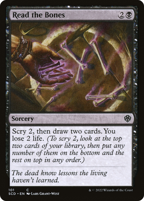 Read the Bones (SCD-101) - Starter Commander Decks