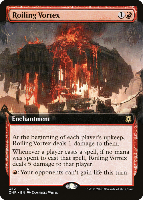 Roiling Vortex (Extended Art) (ZNR-352) - Zendikar Rising: (Extended Art) Foil