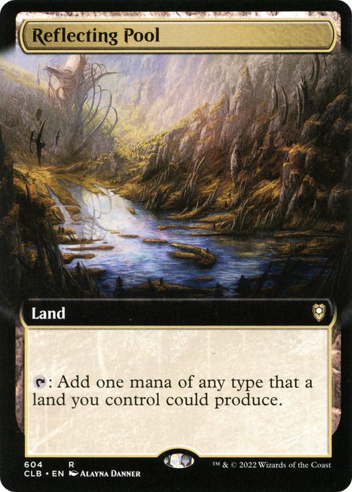 Reflecting Pool (Extended Art) (CLB-604) - Commander Legends: Battle for Baldur's Gate: (Extended Art)