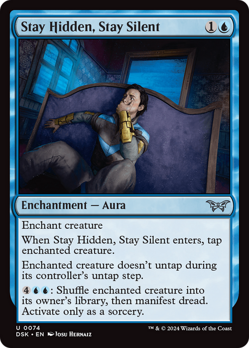 Stay Hidden, Stay Silent (0074) (DSK-074) - Duskmourn: House of Horror Foil
